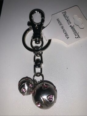 Crystal Balls purse/bag charm Keychain